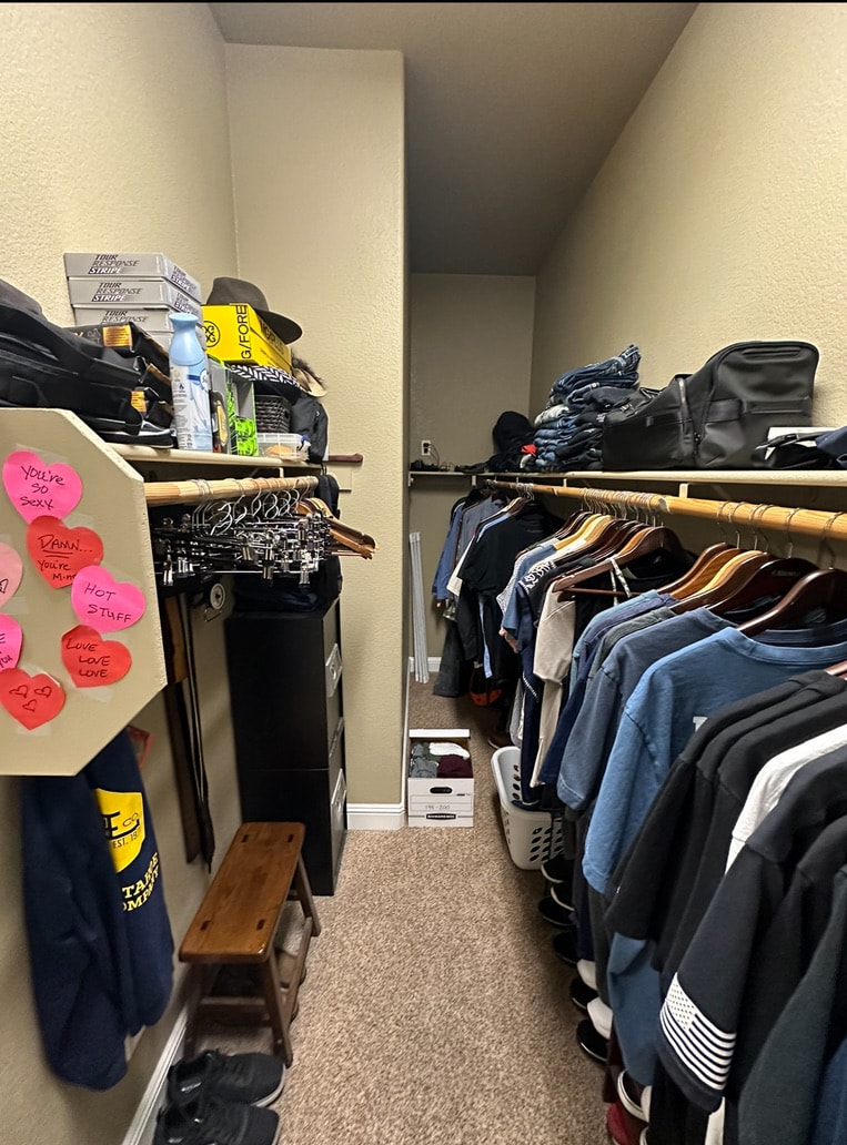 Before - Master Closet Transformation