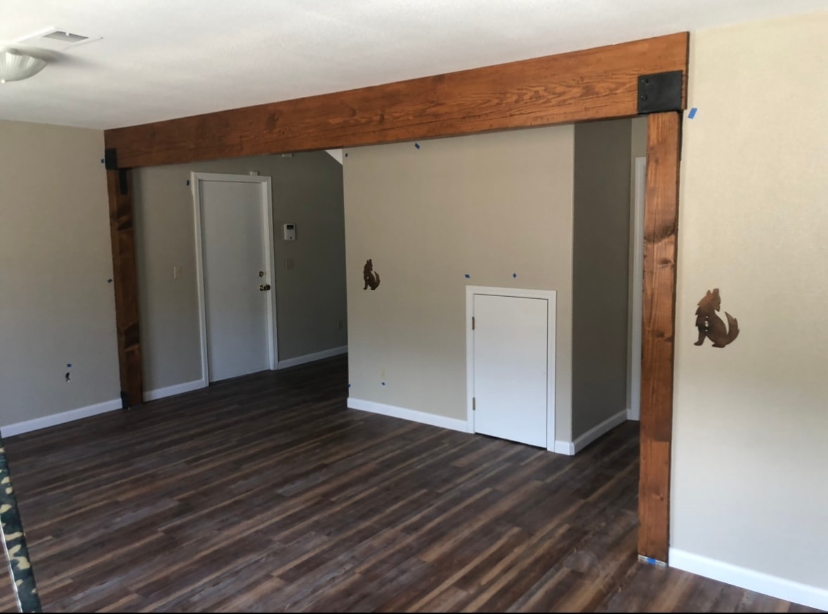 Custom Wood Beam Framing